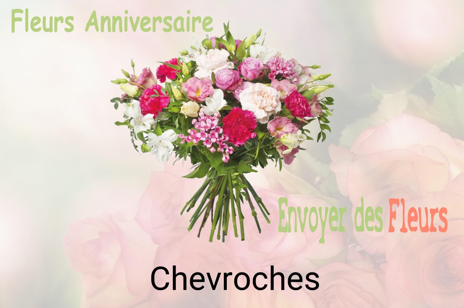 Bouquet de fleurs d’anniversaire livré à Chevroches